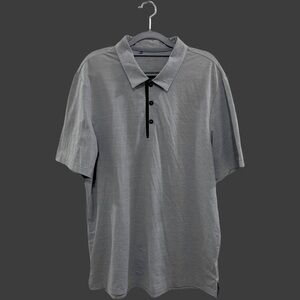 EUC - Adidas Golf Polo Heather Grey